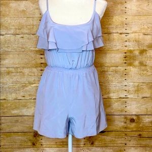 Silk periwinkle JayGodfrey romper size 2